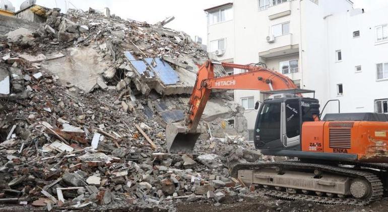 Yer: Hatay! Ürküten binanın yıkımına başlandı