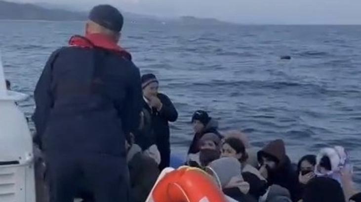 Yunan unsurları ölüme terk etti! 34 kaçak göçmen kurtarıldı