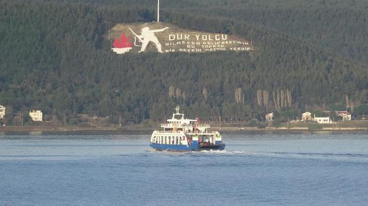 Bozcaada ve Gökçeada’ya yarınki feribot seferleri iptal edildi