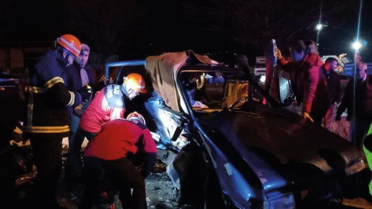 D-100 kara yolunda feci kaza: 6 yaralı