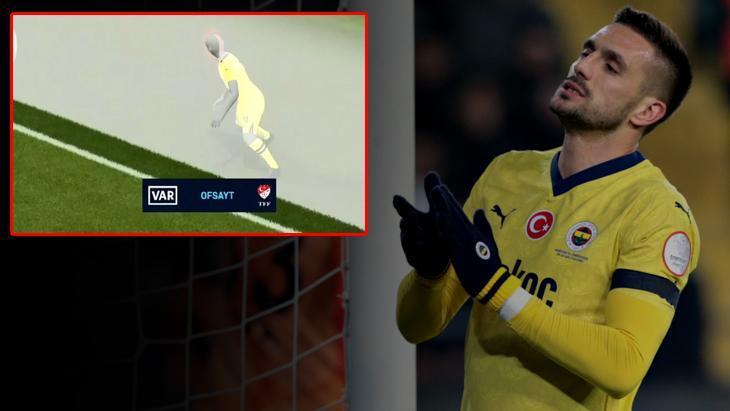 Fenerbahçe’de bir ilk! Yarı otomatik ofsayt sistemine takıldı