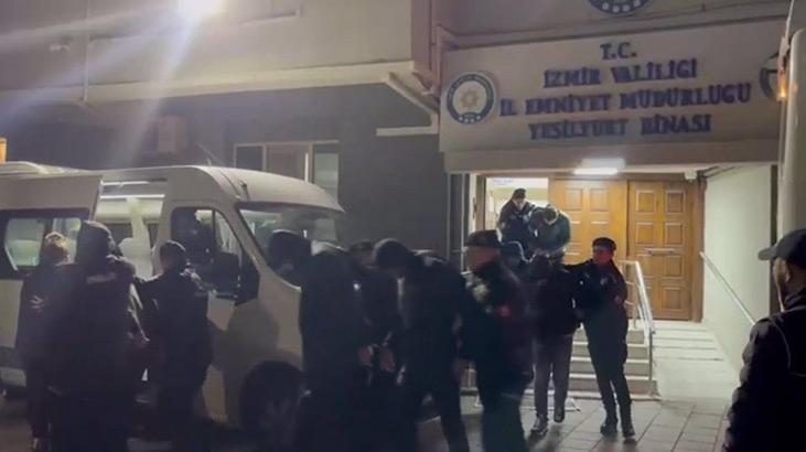 İzmir’de uyuşturucu operasyonu: 84 kişi gözaltına alındı