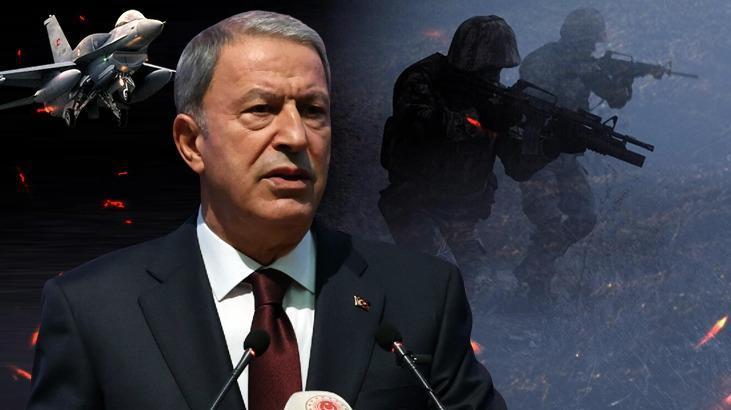 Hulusi Akar’dan terörle mücadele mesajı: Kaynağında yok etmeye mecburuz