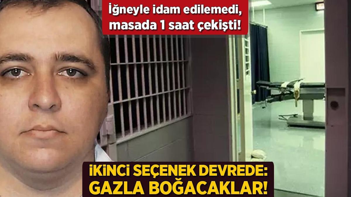 İğneyle idam edilemedi, 1 saat can çekişti! İkinci seçenek: Gazla boğacaklar