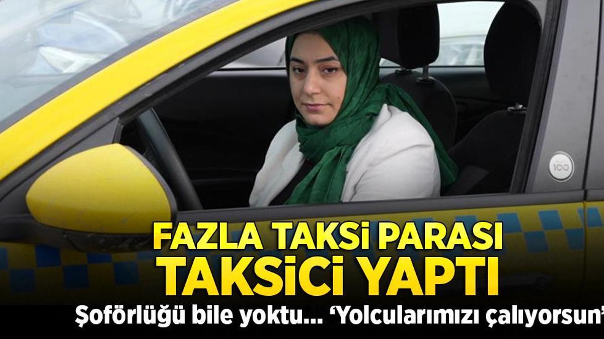 Fazla taksi parası taksici yaptı! ‘Gerçekten bu aracı sen mi kullanıyorsun?’