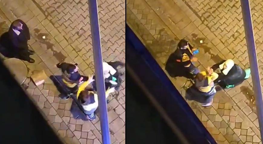 Ambulans isteyen kadın, sağlık görevlilerine saldırdı