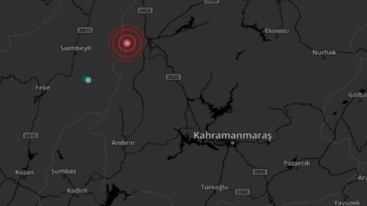Kahramanmaraş’ta 3.8 büyüklüğünde deprem