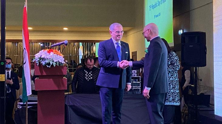 Hindistan’ın bağımsızlığının 75’inci yıl dönümü kutlandı