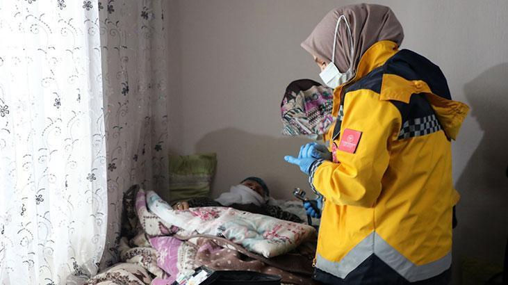 Van’da 95 yaşındaki hasta için ekipler seferber oldu