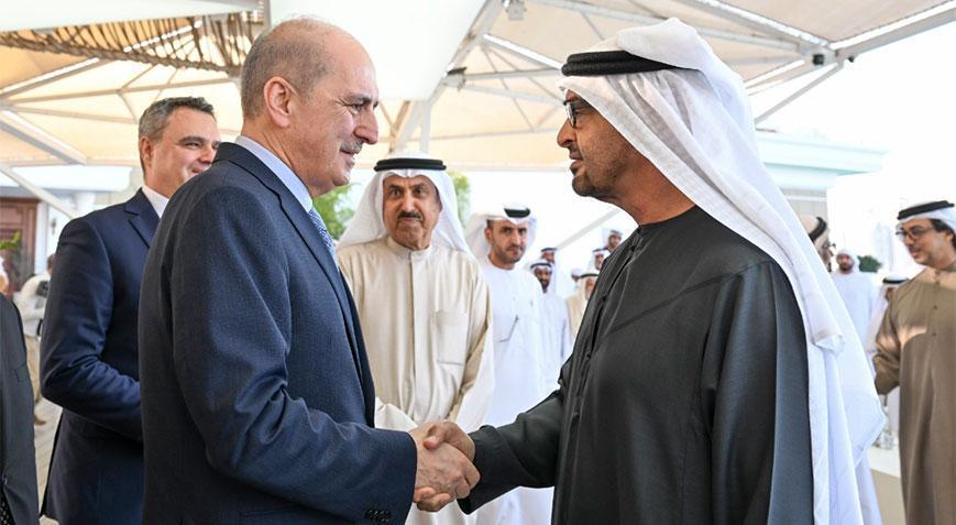 Meclis Başkanı Kurtulmuş BAE Devlet Başkanı Al Nahyan ile görüştü