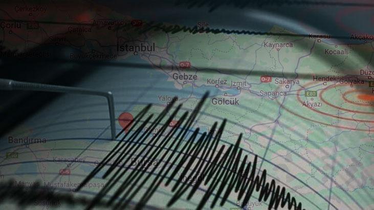 Son dakika: Marmara Denizi’nde 3.4 büyüklüğünde deprem