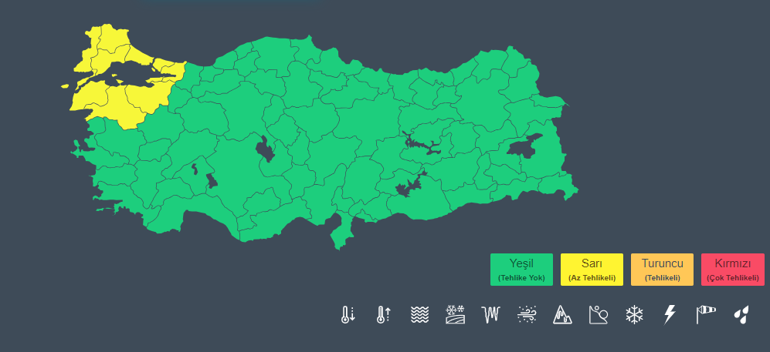 Sıcaklık 9 derece birden düşüyor! 'Sarı' alarm verildi