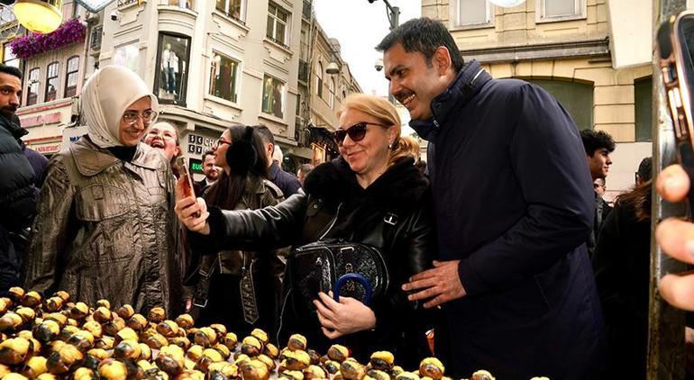 Murat Kurum Beyoğlu'nda esnafı ziyaret etti