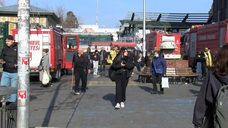 Bakırköy yer altı çarşısında hareketli anlar, 2 kişi hastanelik oldu!