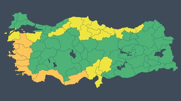 Meteoroloji tek tek saydı: 25 ile uyarı! 'Kuvvetli geliyor'