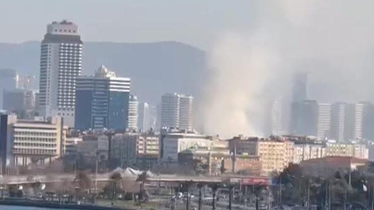 İzmir'de tarihi Kemeraltı Çarşısı'nda yangın çıktı