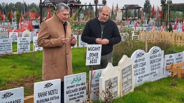 Depremzede baba kayıp eşi ve oğlunu arıyor