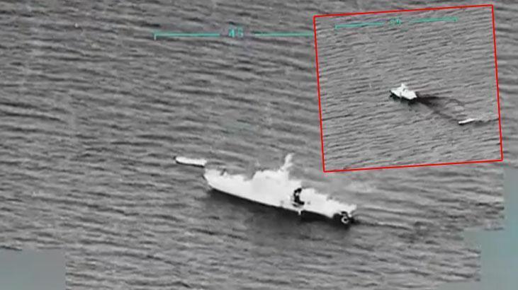 Ege Denizi’nde sıcak görüntüler! İHA ile tespit edildi, harekete geçildi