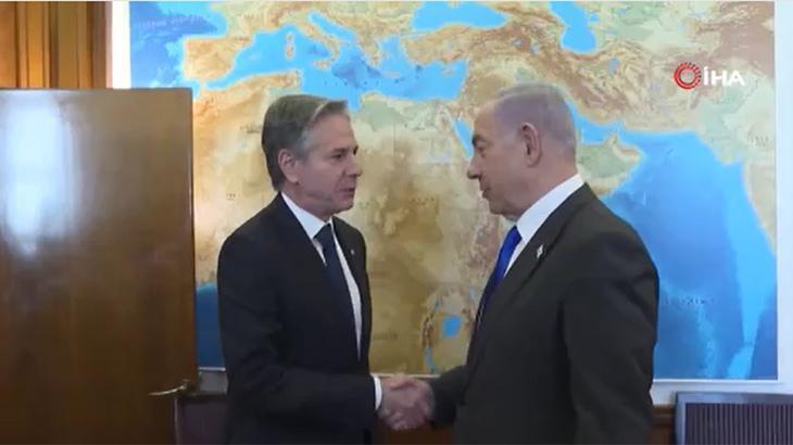 Blinken, Netanyahu ile görüştü