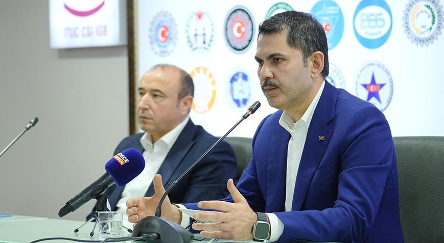 Murat Kurum: İşçimizin haklarını gözeten tarafta olacağız