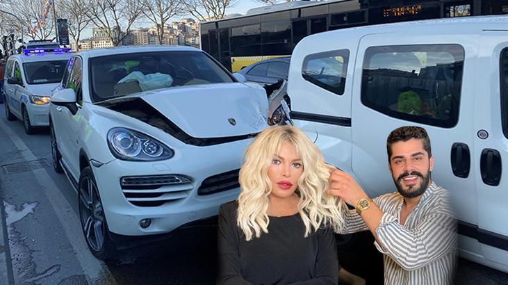 Ünlü isimlerin kuaförü zincirleme kazaya neden oldu