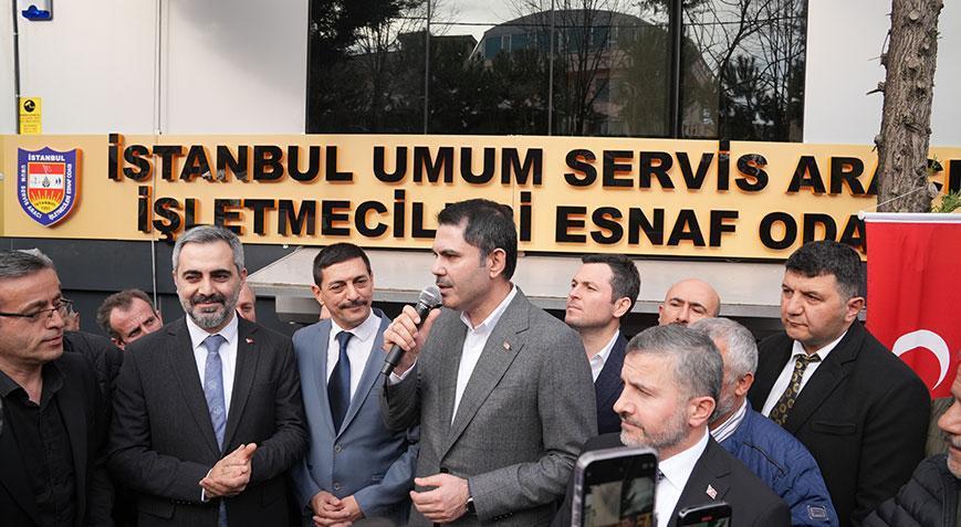 Murat Kurum yeni projeyi duyurdu! Servis araçlarında barkod uygulaması