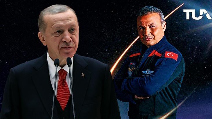 Cumhurbaşkanı Erdoğan Alper Gezeravcı ile telefonda görüştü