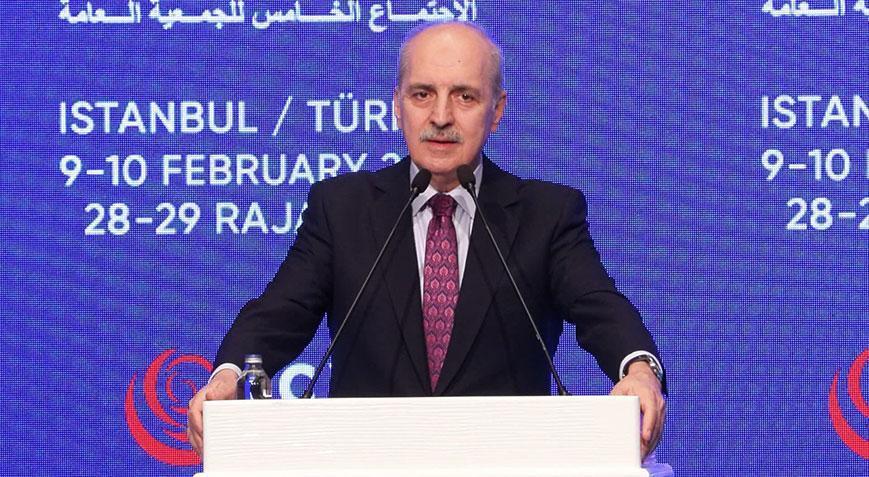 Meclis Başkanı Kurtulmuş: İsrail insanlık tarihinin en büyük katliamlarından birini yapıyor