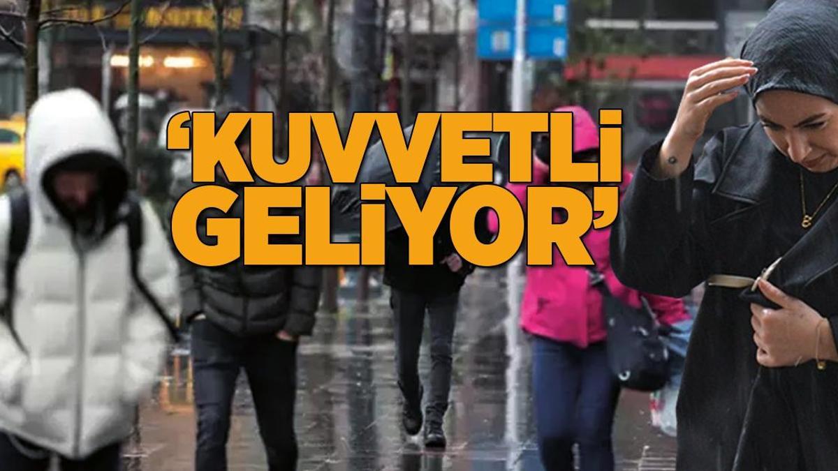 Meteoroloji tek tek saydı! Birçok ile uyarı: ‘Kuvvetli geliyor’