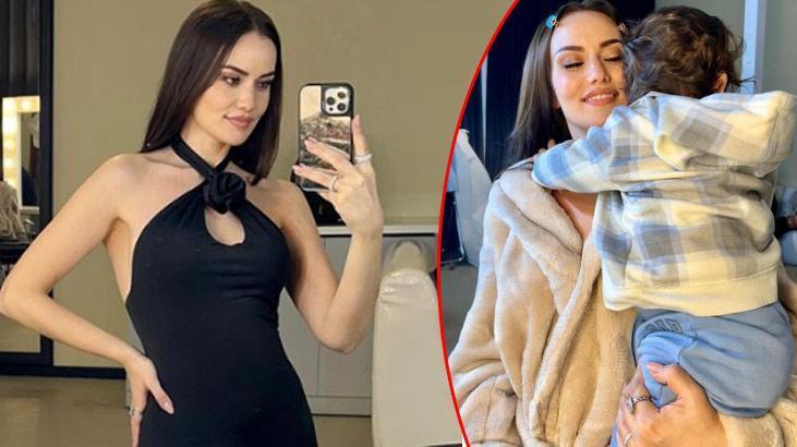 Fahriye Evcen ve oğlu Kerem’in set hatırası! Burak Özçivit kayıtsız kalmadı