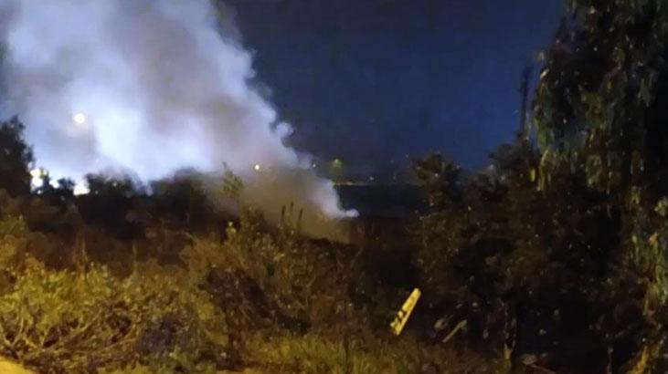 Hatay’da doğal gaz paniği! Boru patladı, sızan gaz böyle görüntülendi