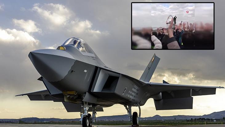 Ankara’da tarihi an! KAAN böyle karşılandı