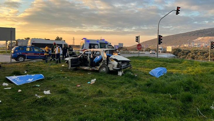 Manisa’da feci kaza: 3 ölü 2 yaralı