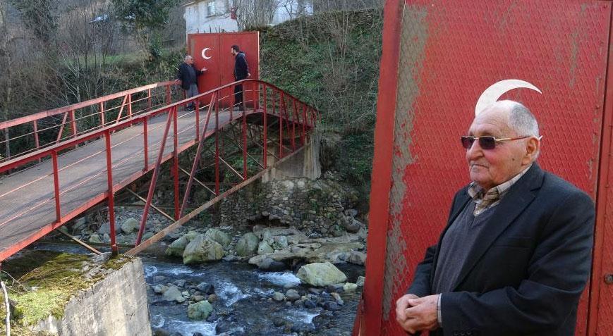 Köprü yaptırırken kimse destek olmayınca öyle bir şey yaptı ki…