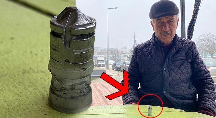 Çay ocağında oturduğu sırada ölüm teğet geçti