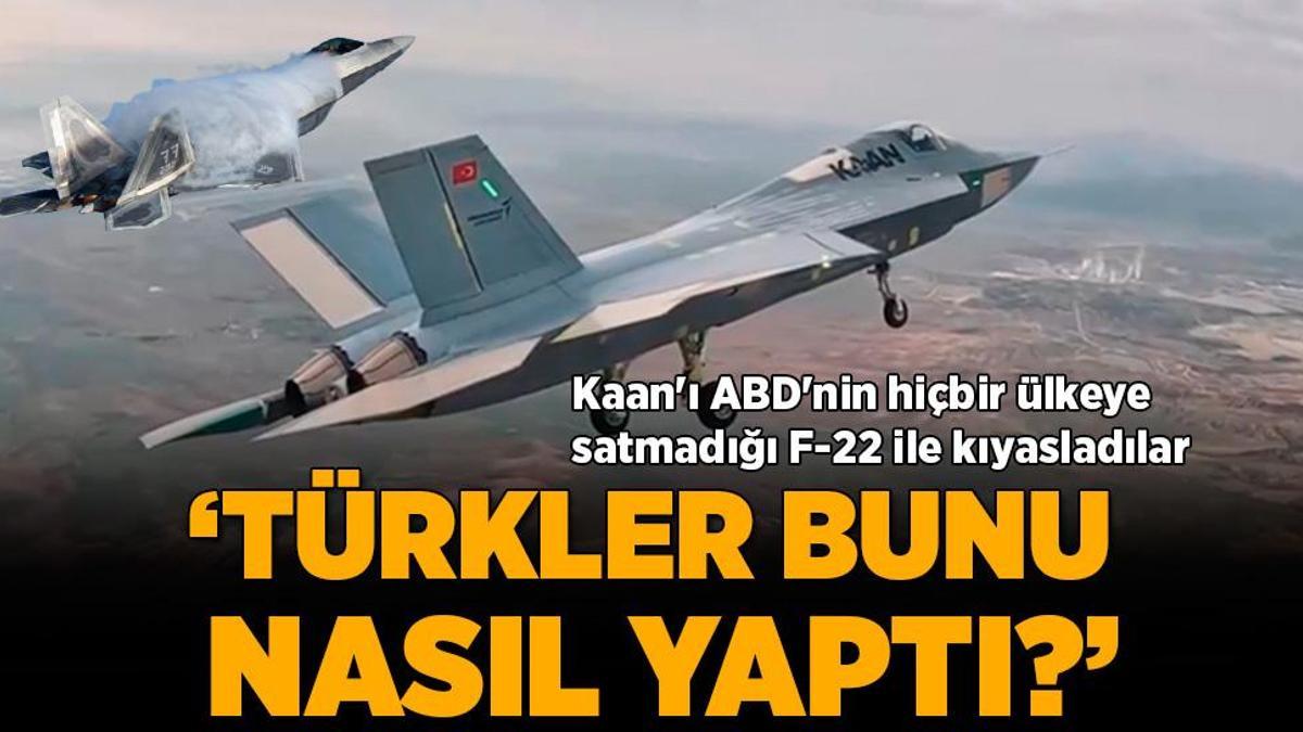 KAAN’ı ABD’nin hiçbir ülkeye satmadığı F-22 ile karşılaştırdılar: Türkler bunu nasıl yaptı?