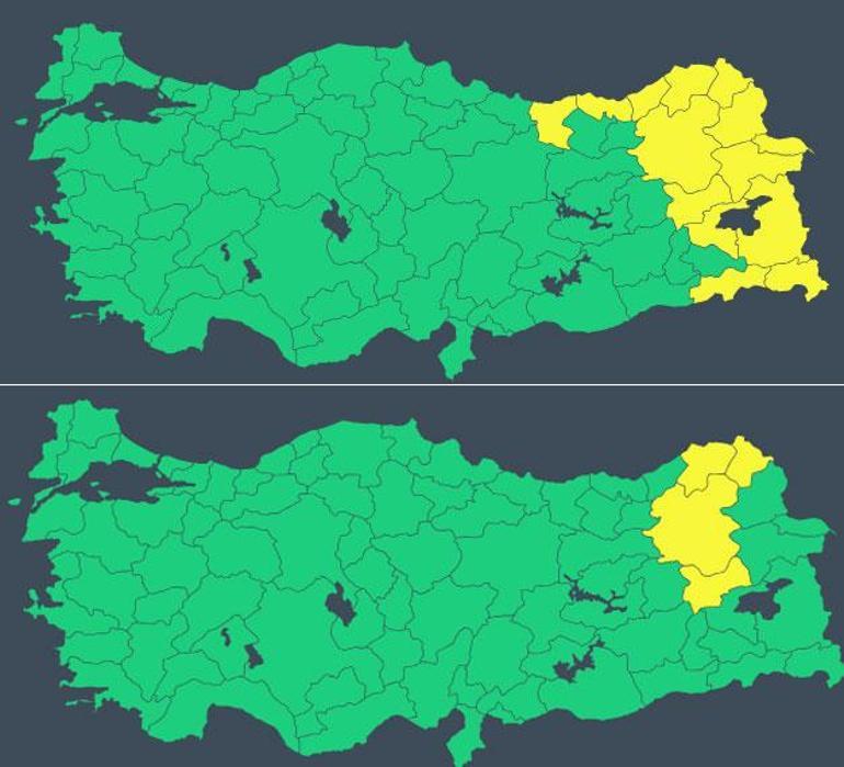 Son dakika… Meteoroloji'den yeni uyarı geldi! 14 kent için ‘çığ’ alarmı