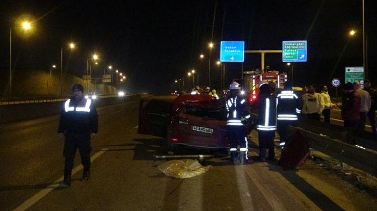 Kaçan sürücü her yerde aranıyor! Otomobil TIR’a çarptı: 1 ölü, 3 yaralı