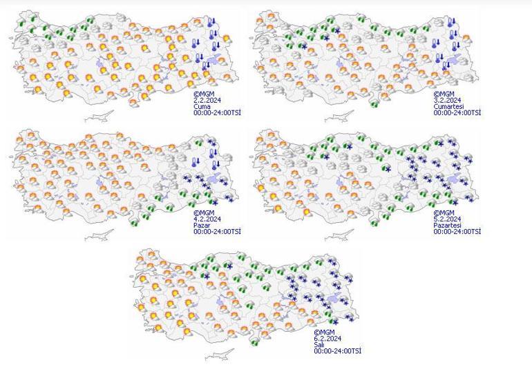 Meteoroloji son dakika hava durumunu yayımladı! Eksi 8 dereceye kadar düşecek