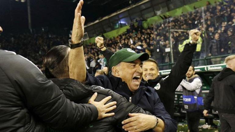 Panathinaikos-PAOK maçı sonrası Yunanistan'da dikkat çeken Fatih Terim manşeti: Tesadüf mü? Olabilir