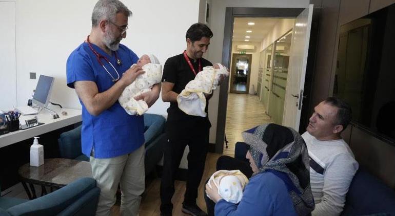 Tıpta nadir görülen durum onların başına geldi! ‘1 bebek diye yola çıktık her kontrolde sayı arttı’