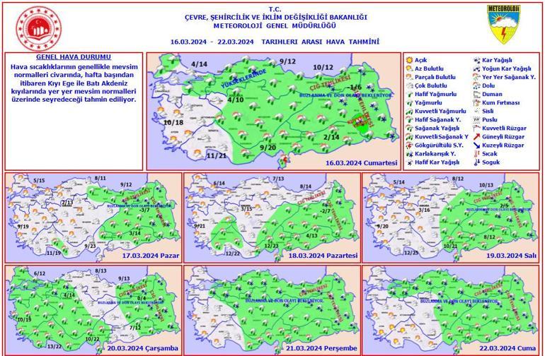 Meteoroloji son haritayı paylaştı! İşte saat saat yağışlı geçmesi beklenen yerler...