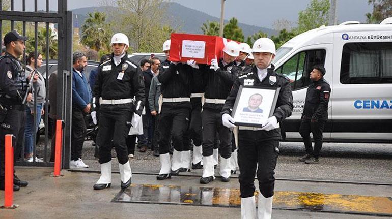 Görev başında hayatını kaybeden polis için tören düzenlendi