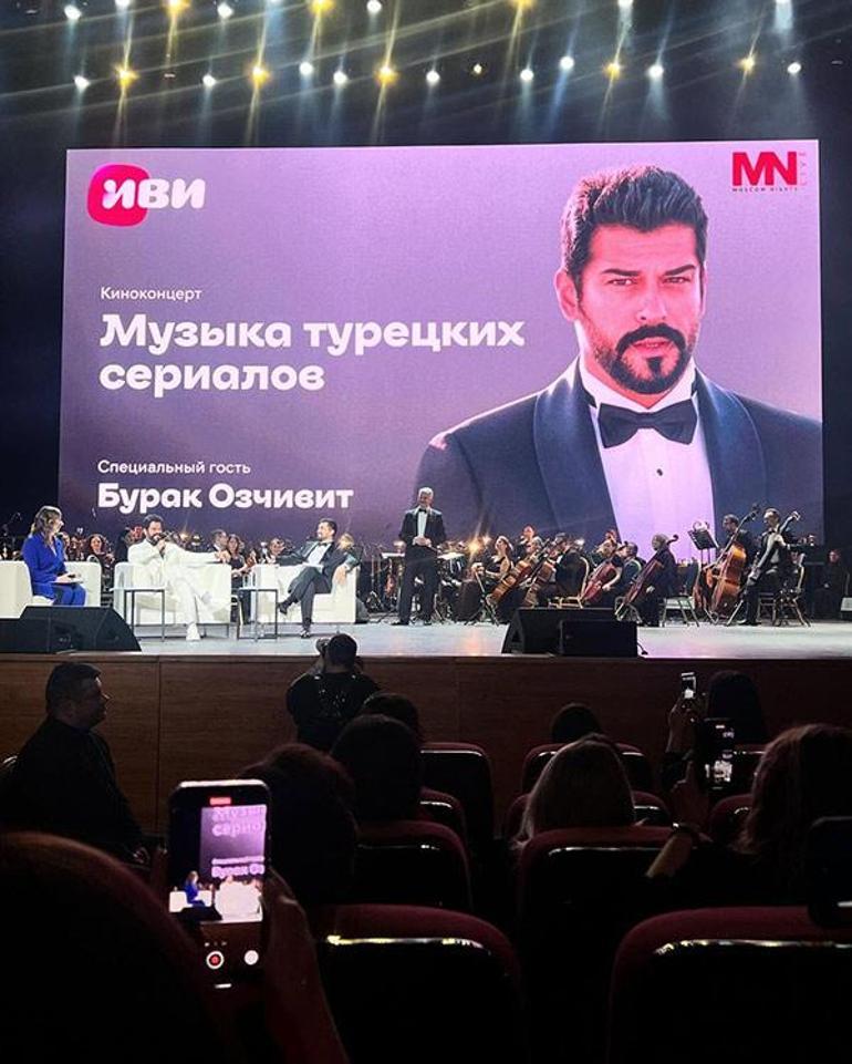 Moskova'da Burak Özçivit'e sevgi seli yaşanmıştı! Bir ay önce saldırı yapılan konser salonundaydı