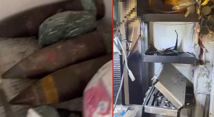 Yer: Ataşehir! Kaçak silah imalathanesinde top mermisi ele geçirildi