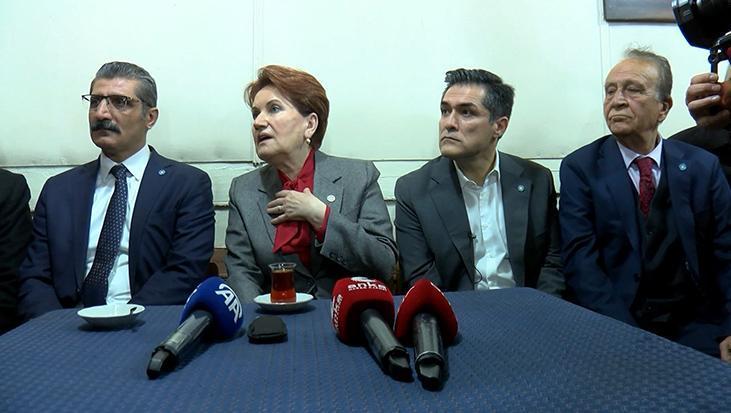 Akşener: Türkiye’de konuşulanlara bakıyorum bütün dert İYİ Parti