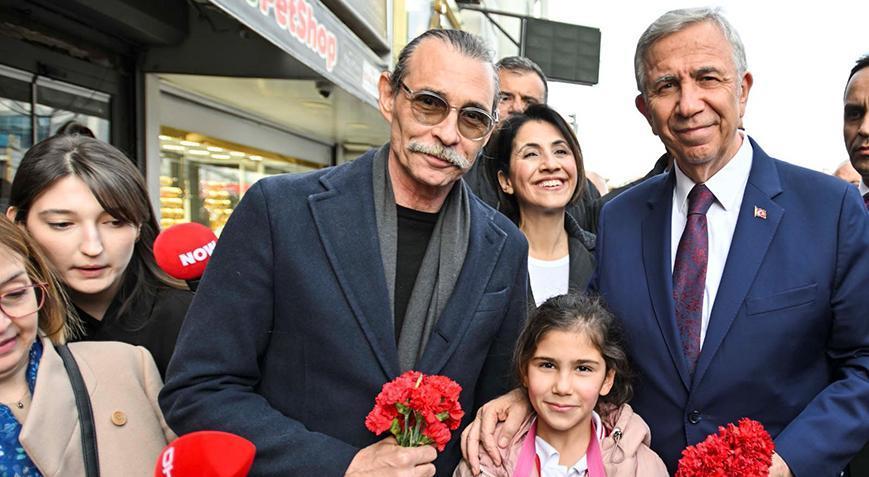 Mansur Yavaş ve Erdal Beşikçioğlu esnafı ziyaret etti