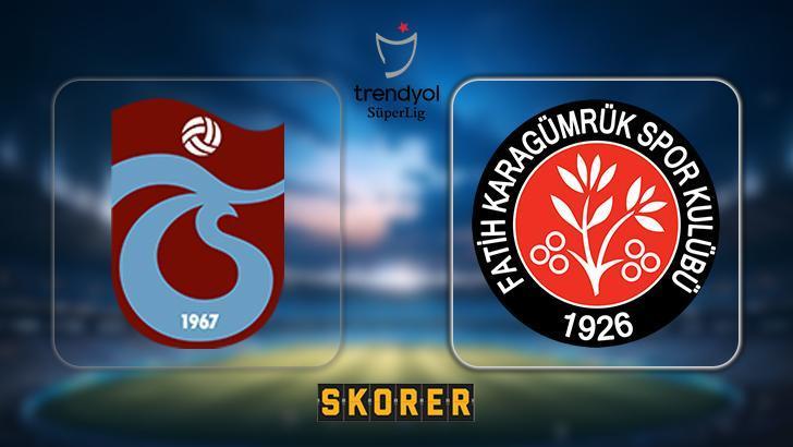 CANLI ANLATIM | Trabzonspor-Fatih Karagümrük