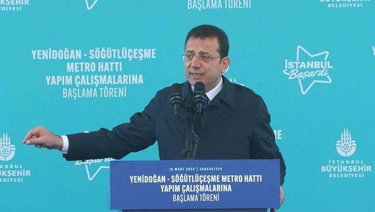 İmamoğlu: Metro sınavından geçemeyen bir belediye başkanı sınıfta kalır