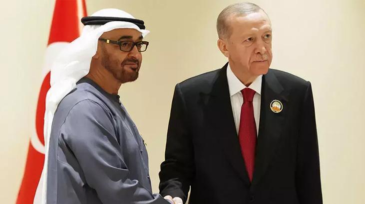 Cumhurbaşkanı Erdoğan, BAE Başkanı ile görüştü! Türkiye’ye davet etti